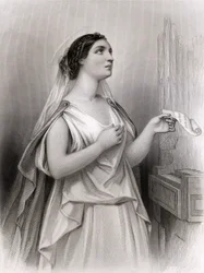 Santa Cecilia, ilustración de 